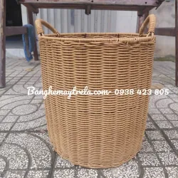 Giỏ mây nhựa tròn đựng đồ 706690