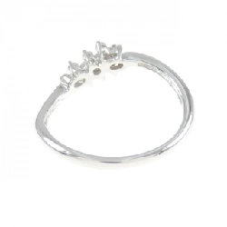 Nhẫn kim cương hoa K18WG 0.16CT 672050