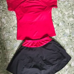 Đồ bơi + áo len lưới