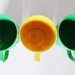 Lô 03 ly uống bia nhựa mini trong bộ chơi đồ hàng xưa phiên bản tuổi thơ 9x 454825
