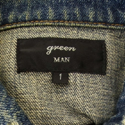 Áo khoác denim GREEN MAN - Hàng hiệu Authentic 897725