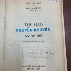 Thi hào Nguyễn Khuyến đời và thơ  297210