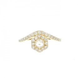 Nhẫn nhẫn hồng kim cương K18YG 0.14CT - Hàng hiệu Chính hãng 855396