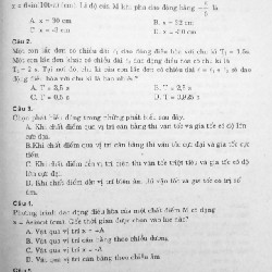 Tài Liệu Ôn Tập Trắc Nghiệm Khách Quan Vật Lý 12 xưa 8140