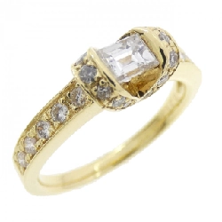 Nhẫn kim cương K18YG 0.313CT