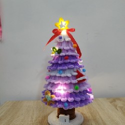 Thông noel bằng kẽm nhung 25220