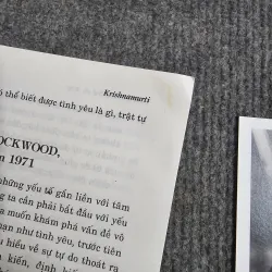 Tình yêu và sự cô đơn - Krishnamurti 973167