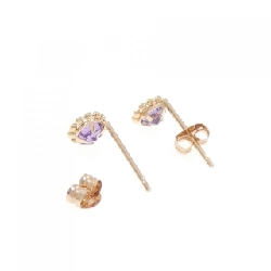 K14PG Amethyst Bông tai - Hàng hiệu Chính hãng 868217