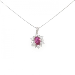 Dây chuyền ruby PT900/PT850 - Hàng hiệu Authentic