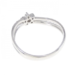 Nhẫn kim cương K18WG hoa 0.12CT 672357