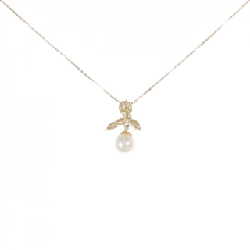 K18YG Vòng cổ ngọc trai Akoya 6.9mm - Hàng hiệu Chính hãng