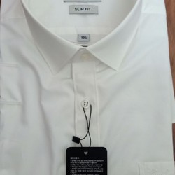 Sơ mi trắng Pierre Cardine slim sz 105 (XL) 183140