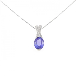 Dây chuyền Tanzanite PT900/PT850 2.41CT - Hàng hiệu Authentic