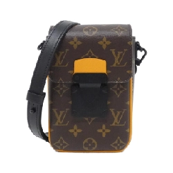 Túi đeo vai Louis Vuitton Monogram Macassar S-Lock Vertical Wearable Wallet M82535 - Hàng hiệu Authentic