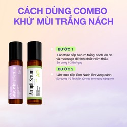 Bộ đôi API làm trắng+khử mùi 10ml 109834