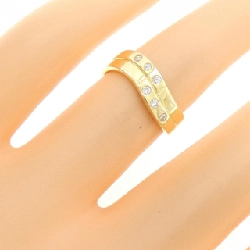 Nhẫn kim cương K18YG 0.08CT 669817