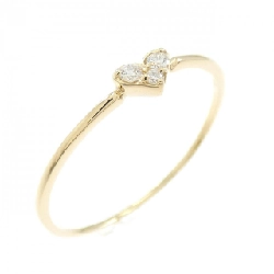 Nhẫn kim cương hình trái tim K18YG 0.05CT - Hàng hiệu chính hãng