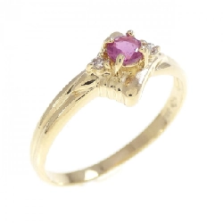 Nhẫn Ruby K18YG - Hàng hiệu Chính hãng