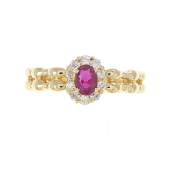 Nhẫn Ruby K18YG 0.38CT - Hàng hiệu Chính hãng 853467