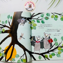 Set sách tranh tiếng Trung ít chữ cho bé 479451