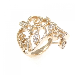 Nhẫn nhẫn hồng K18PG kim cương 0.15CT