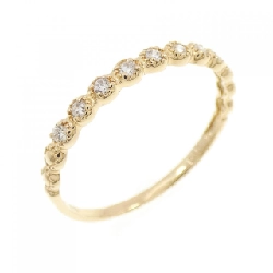 Nhẫn kim cương K18YG 0.10CT