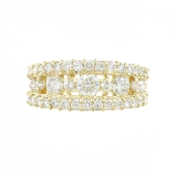 Nhẫn kim cương K18YG 1.039CT 670999