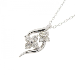 Dây chuyền kim cương hoa PT950/PT850 0.30CT - Hàng hiệu Chính hãng 860292