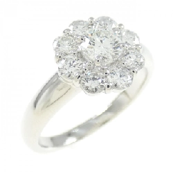 Nhẫn kim cương hoa PT900 0.34CT