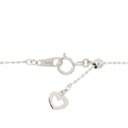 K18WG/750WG Dây chuyền kim cương 0.10CT - Hàng hiệu Chính hãng 866301