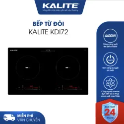 Bếp từ đôi KALITE KDI72 mặt kính sang trọng an toàn dễ vệ sinh 573279