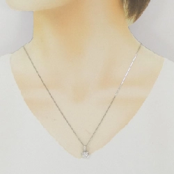 Dây chuyền kim cương PT950/PT850 0.328CT D IF hình trái tim - Hàng hiệu Authentic 873617