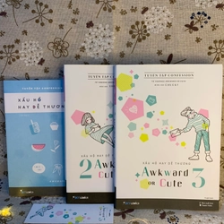 Sách – Combo 3 cuốn Awkward or Cute, 90%, tặng kèm Bookmark