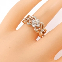 Nhẫn kim cương hoa K18PG 0.52CT 671118