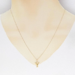 K18YG Chữ cái Y Dây chuyền - Hàng hiệu Chính hãng 861368