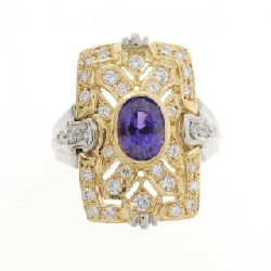 Nhẫn Sapphire PT900/K18YG 1.24CT - Hàng hiệu Chính hãng 852973