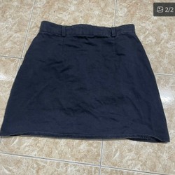 Chân váy jeans đen ulzzang size m 83971