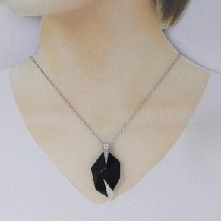 K18WG Onyx Necklace - Hàng hiệu Authentic 858446