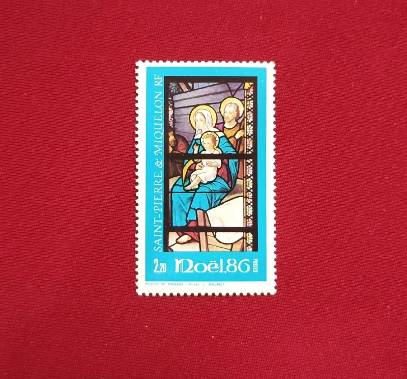 Noël 1986 – Stained Glass Nativity (Kính màu Giáng Sinh) by  - Sách Book Cover - Ngọc Hiển Books