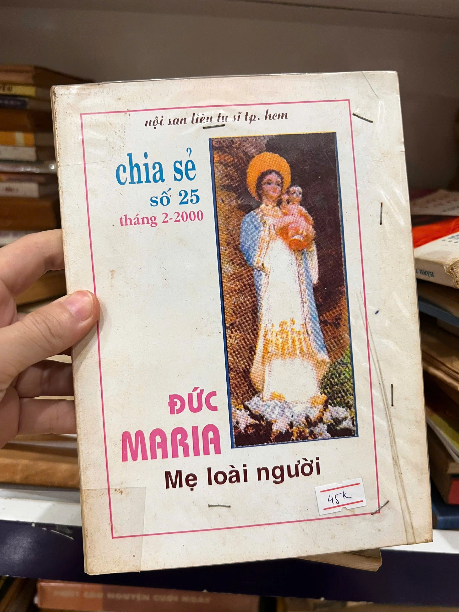 Đức Maria - Mẹ loài người - số 25/ T2/2000 by  - Sách Book Cover - Ngọc Hiển Books