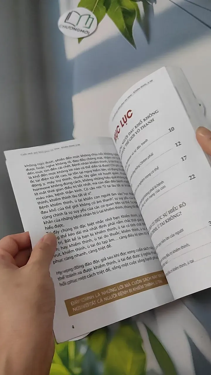 Cuốn Sách Khôi Phục Sức Khỏe - Khiếm Thính, Ù Tai 780804