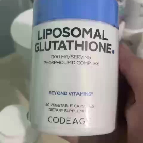 (Hàng CTY mới) Viên GLU 1000mg Glutathione Liposomal Codeage nhập khẩu Mỹ hộp 60 viên