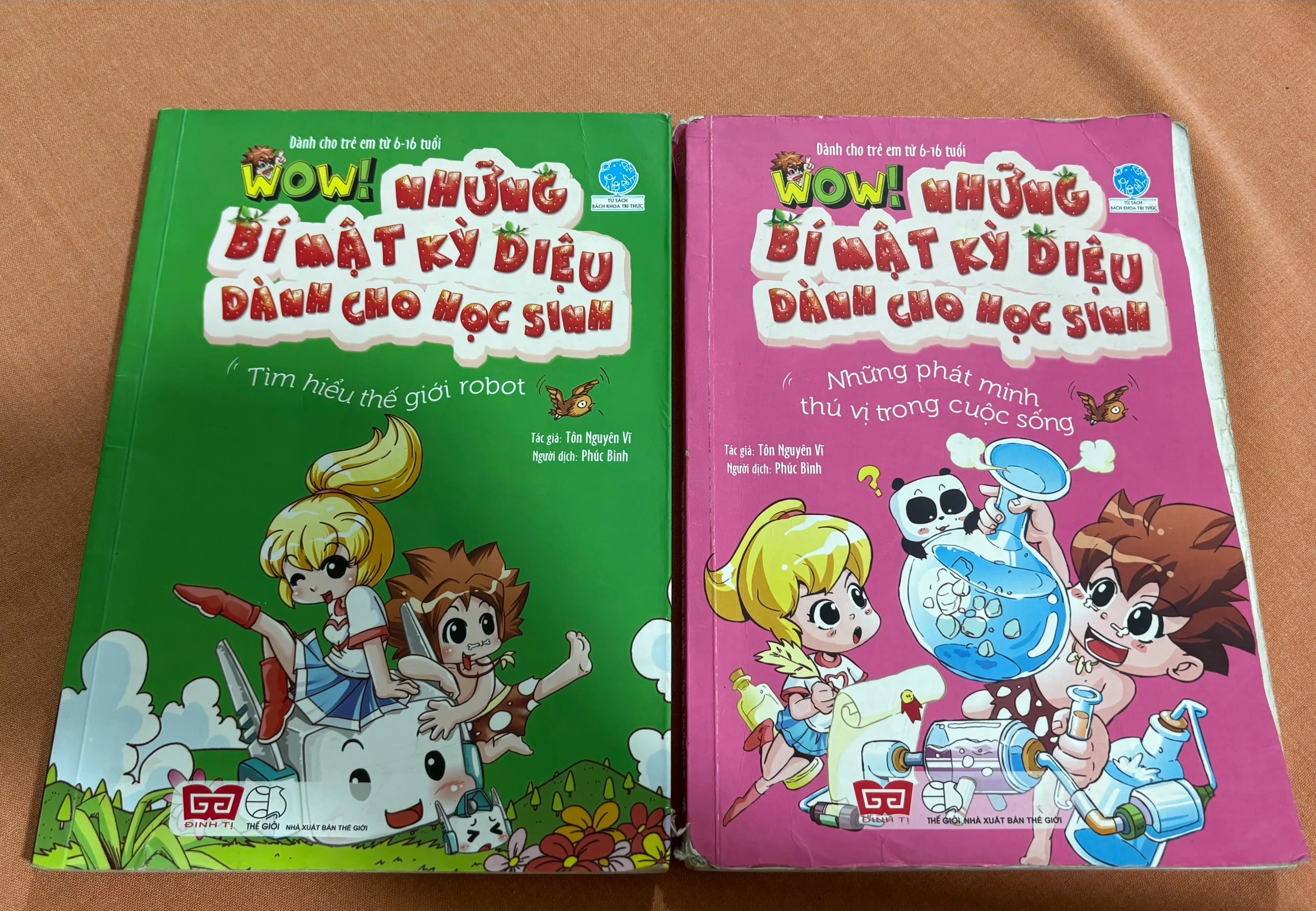 Combo 2 cuốn Wao! Những bí mật kỳ diệu dành cho học sinh 🌊 by  - Sách Book Cover - Ngọc Hiển Books