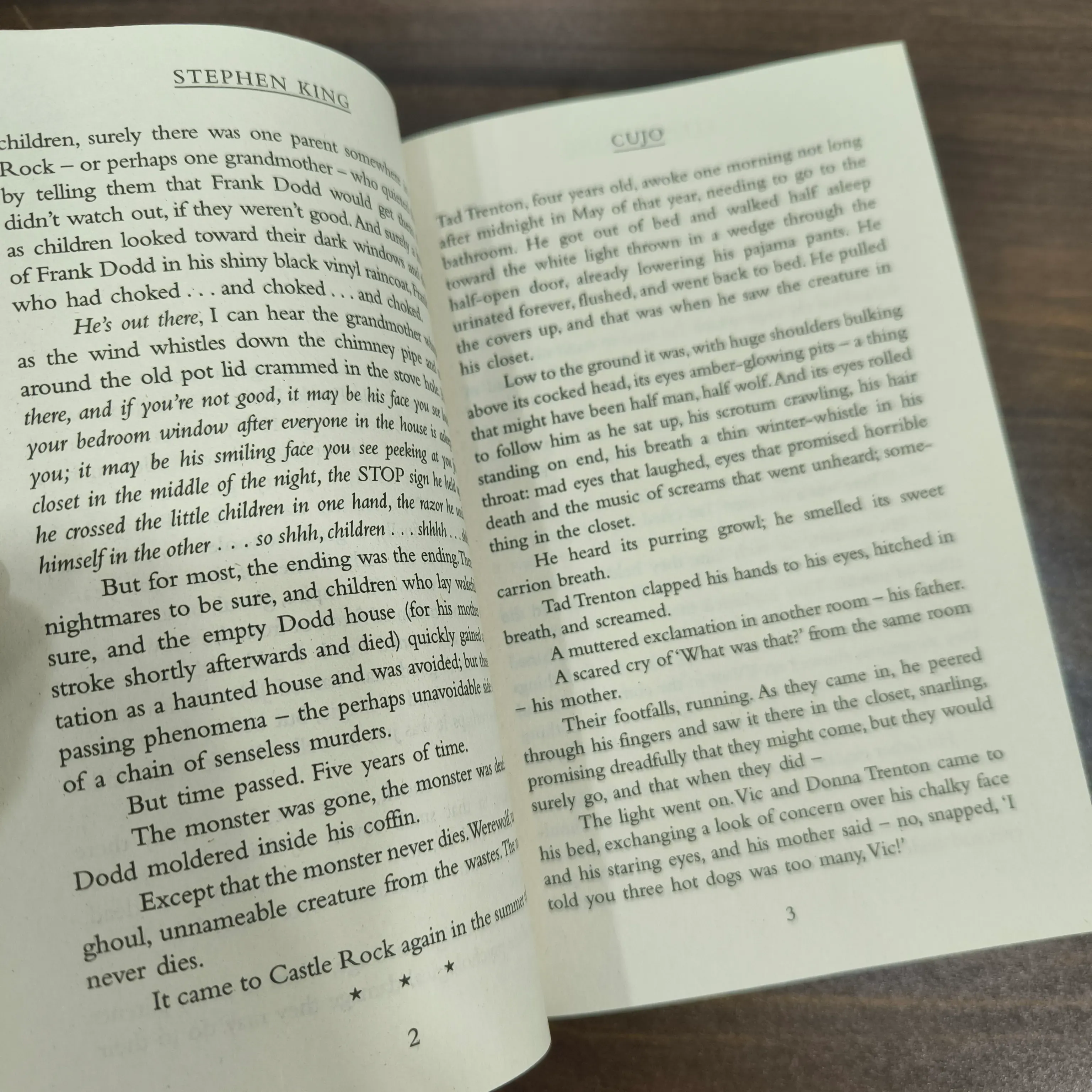 CUJO - Stephen King - NEW 1000122