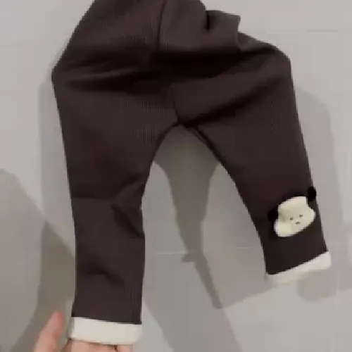 Quần nỉ lót lông cho bé