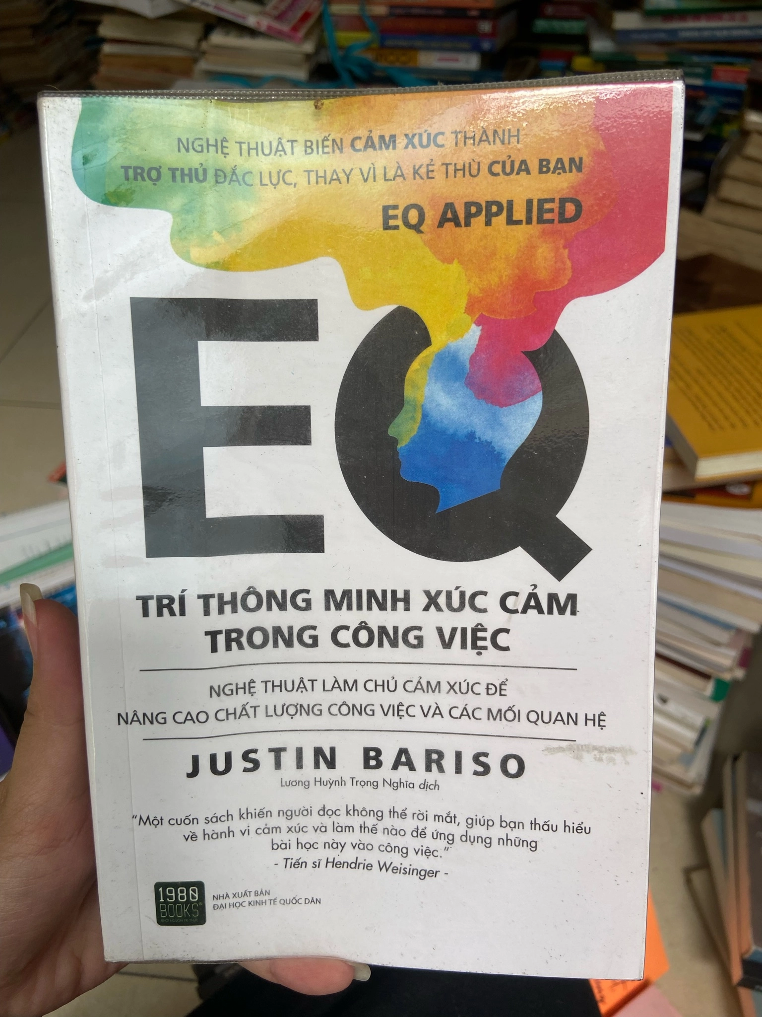 EQ trí thông minh xúc cảm trong công việc ⚖️ by Justin Bariso - Sách Book Cover - Ngọc Hiển Books