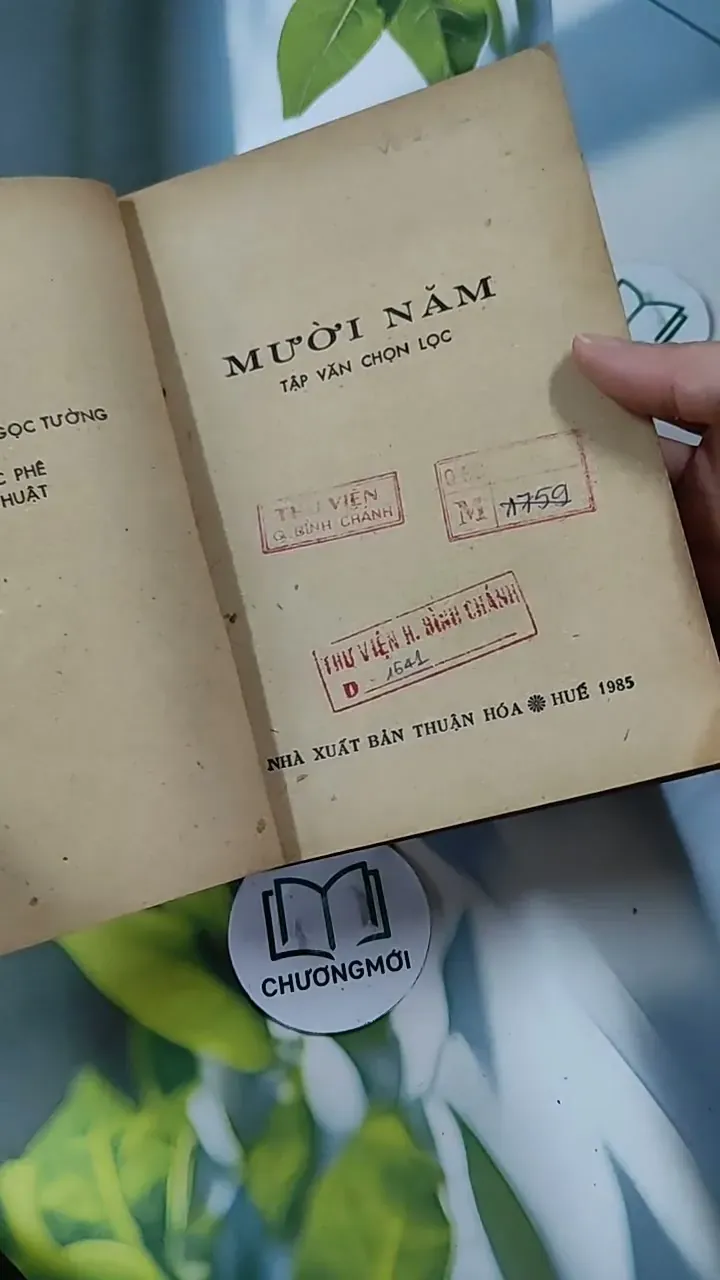 Mười Năm - tập văn chọn lọc 713848