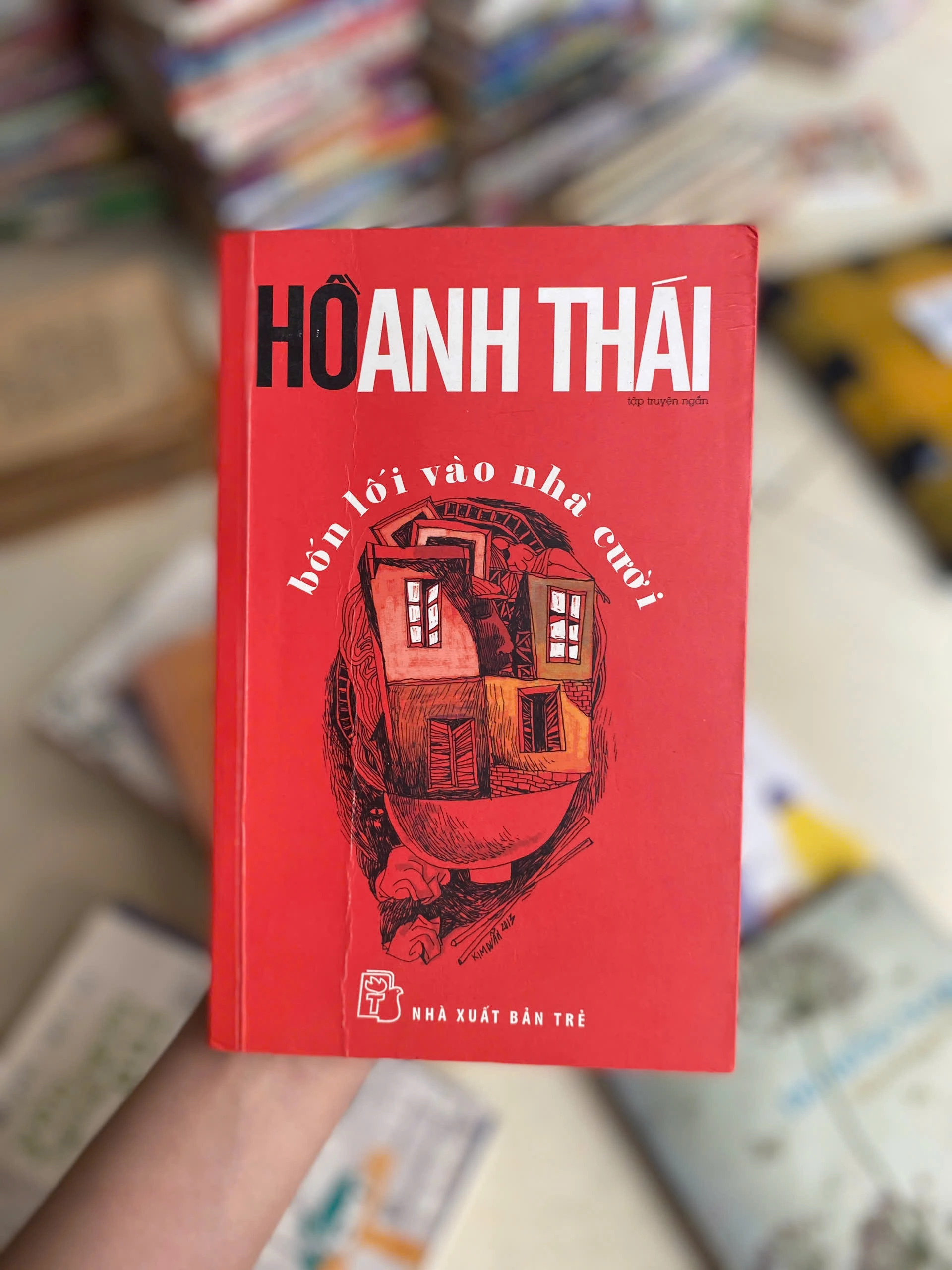Bốn Lối Vào Nhà Cười by Hồ Anh Thái - Sách Book Cover - Ngọc Hiển Books