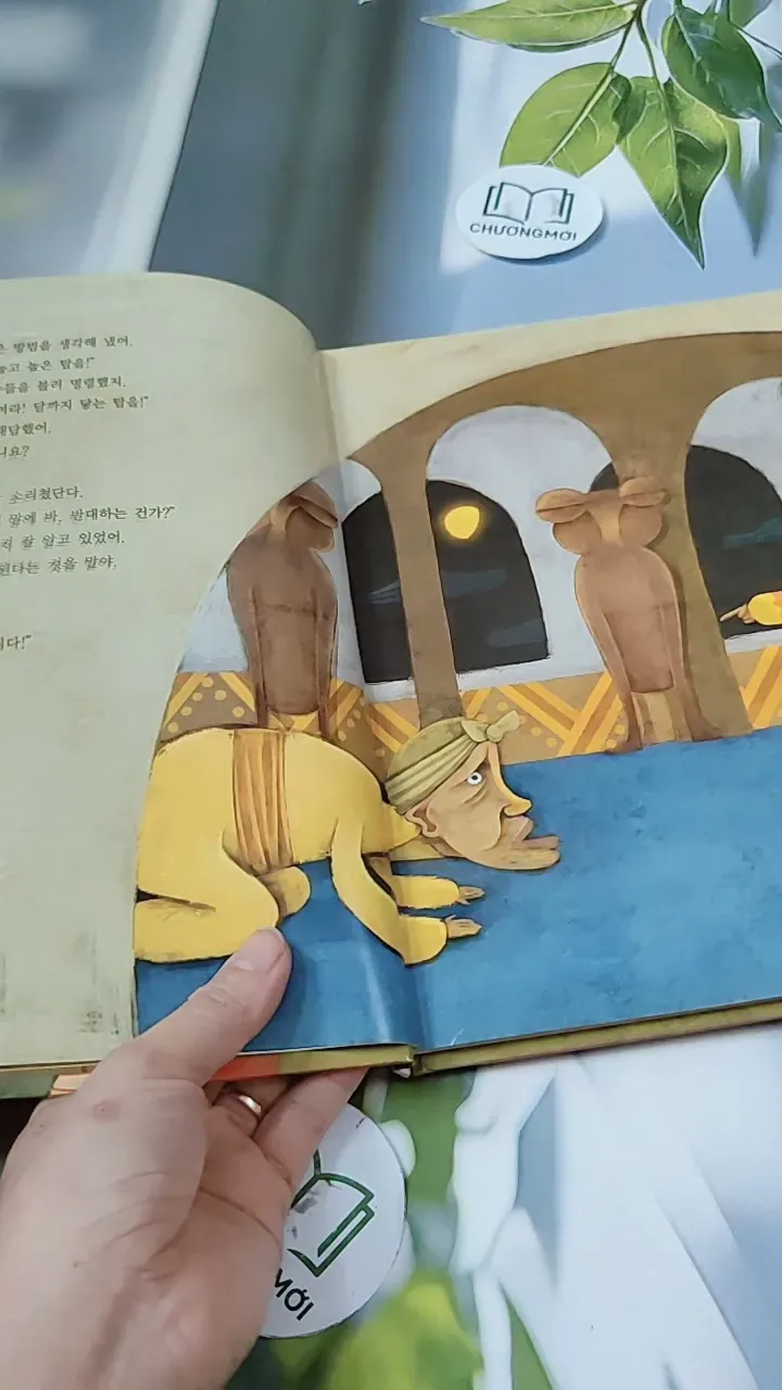 [Tặng nẹp góc] Truyện thiếu nhi Hàn Quốc: Moyamo Anu 25 -  모야모 아누와: 고집쟁이 임금님;. 움찔움찔 토끼 코 732018