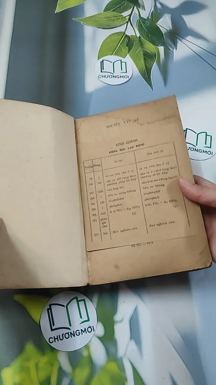 [MIỄN PHÍ BỌC SÁCH] [XƯA] Khoa Học Lao Động (1978) - Nguyễn Văn Lê 776018
